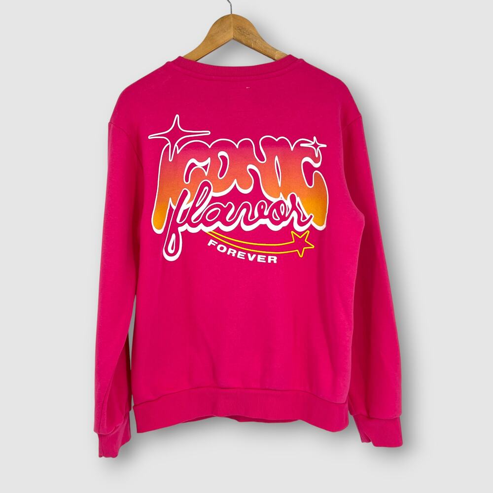 Poppi x Target Pink Graphic Crewneck Sweatshirt Size Medium